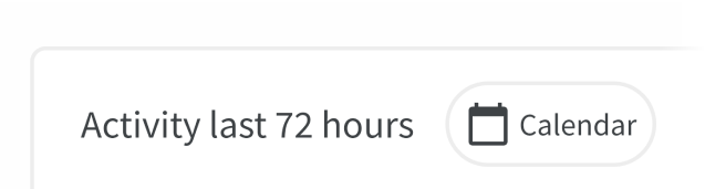 Motion events in the past