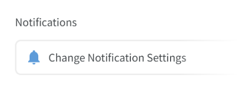 Change notification settings